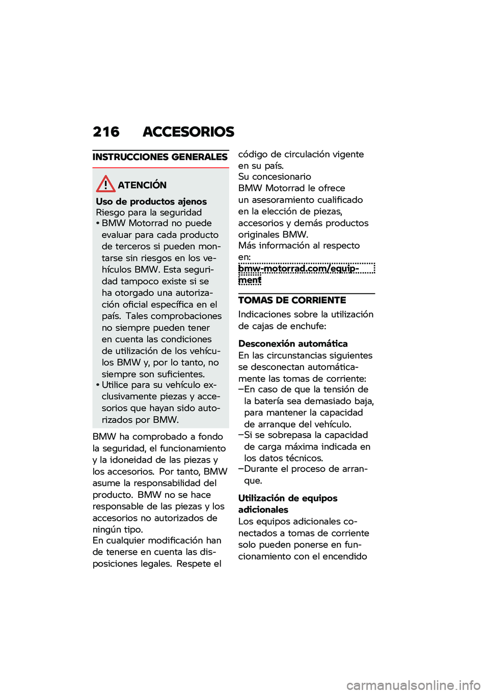 BMW MOTORRAD F 850 GS 2021  Manual de instrucciones (in Spanish) ��
�4 ��������\f��
�\f�
�������\f��
�� ���
������
��������
�S�\b� �� �)����\f��	��\b ��2����\b�4����\b� ���	� �� ���\b�
�	������� ���