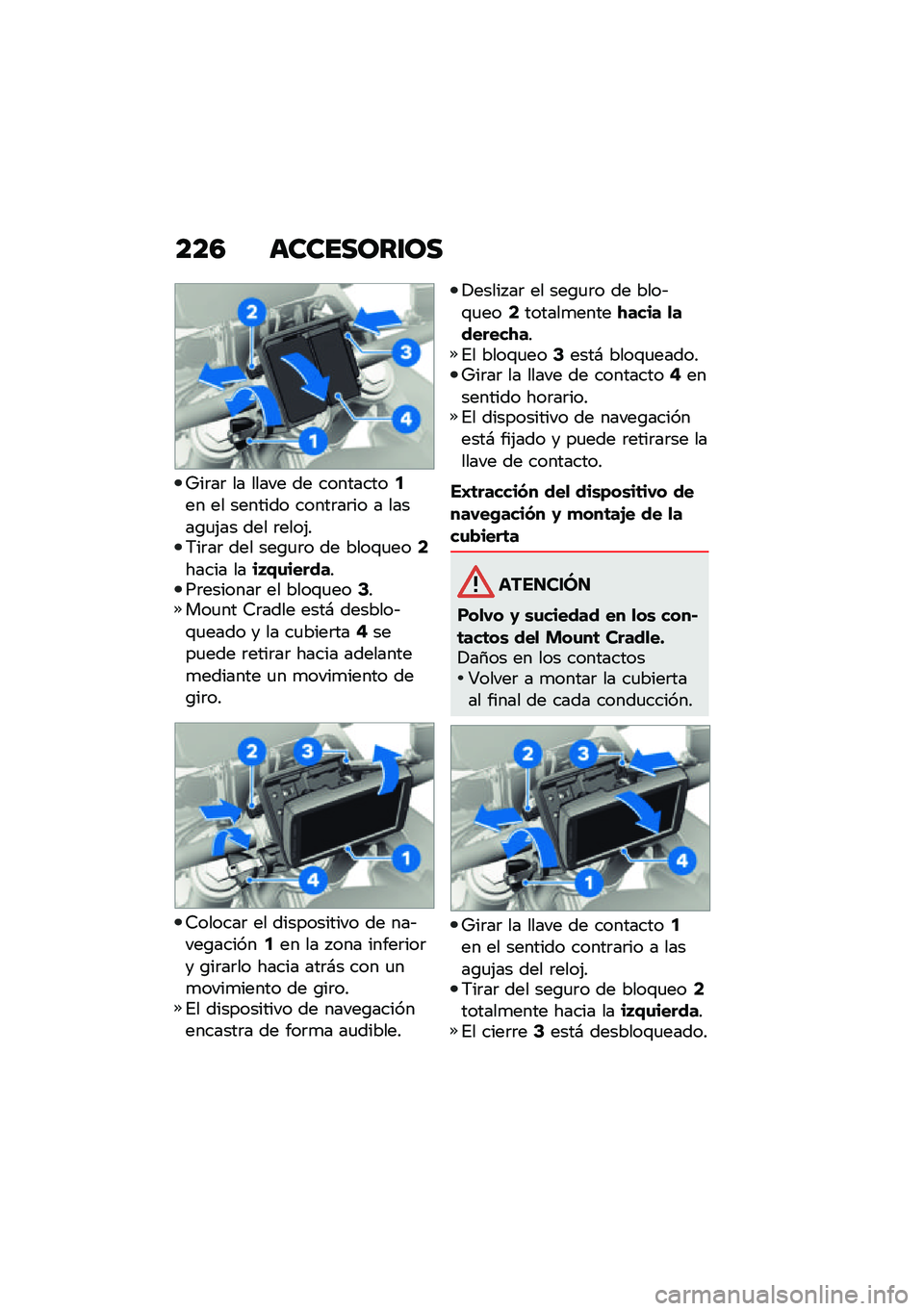 BMW MOTORRAD F 850 GS 2021  Manual de instrucciones (in Spanish) ���4 ��������\f��
�[��	��	 �� ����� �� ���������5�� �� ������� �����	��	�� � �����\b�
�(�� ��� �	����(��6��	��	 ��� ���\b�
�	� ��