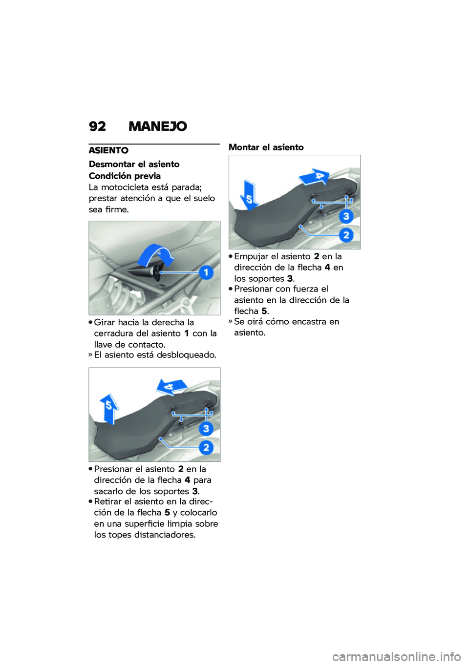 BMW MOTORRAD F 850 GS 2021  Manual de instrucciones (in Spanish) �?� ���
��H�
���\f��
��
���\b�
���	�� ��
 ��\b����	�
��������� �)���,��
�$� �
���������� ����# ���	����Z��	�����	 �������� � �\f�
�