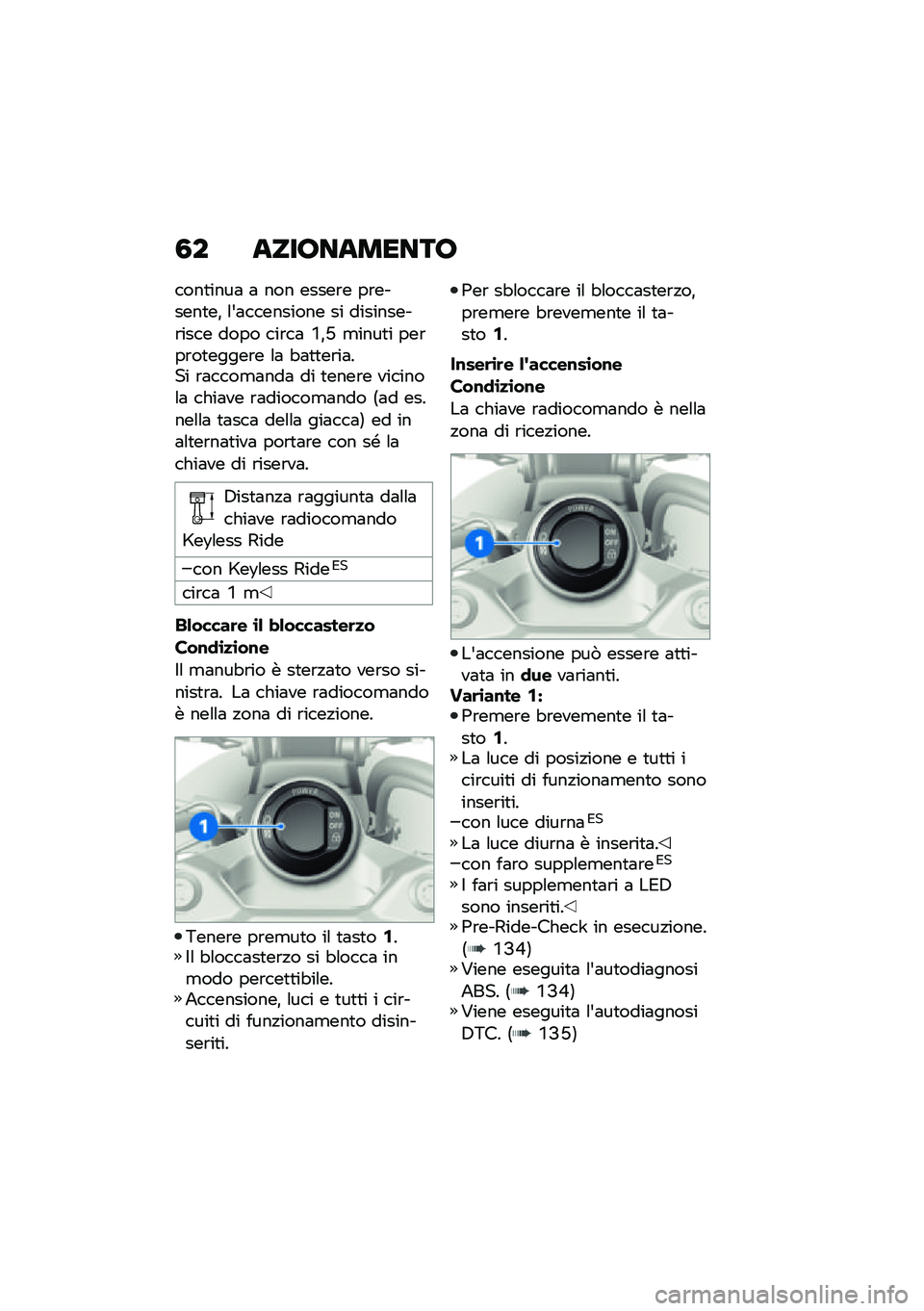 BMW MOTORRAD F 850 GS 2021  Libretto di uso e manutenzione (in Italian) �3� �����������
����
����	 �	 ��� �����\b� ��\b������
��% �\f�&�	��������� �� ���������\b���� ���� ���\b��	 �S�%�G �
����
� ���\b�