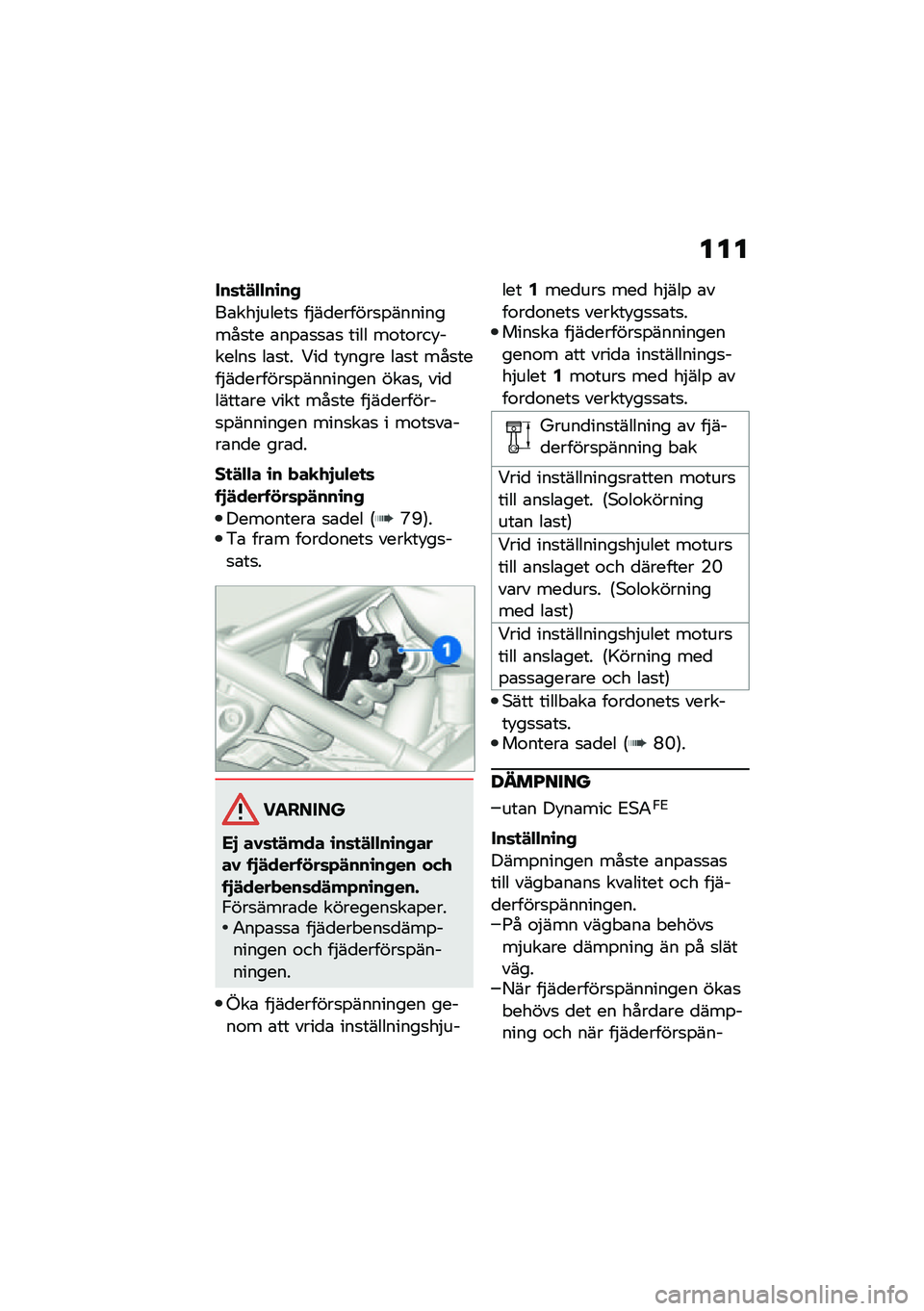 BMW MOTORRAD F 850 GS 2021  Instruktionsbok (in Swedish) ���
���	�
�!�"�"��\b��+
��\b���$�����
 ��$��
������
�%���������
�� �\b��%�\b�
�
�\b�
 ���� ��\f��\f���!������
 ��\b�
�� �<��
 ��!���� ��\b�
� �