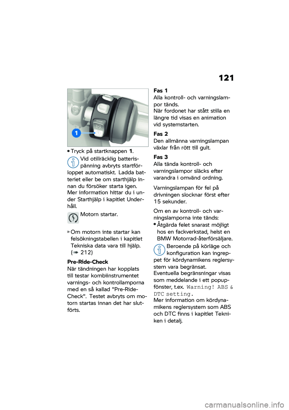 BMW MOTORRAD F 850 GS 2021  Instruktionsbok (in Swedish) ���
�&��!�� �%� �
��\b�����\b�%�%���2�
�<��
 �\f����������� � �\b������
��%������ �\b�� ��!��
 �
��\b��������\f�%�%�� �\b���\f��\b���
��� �#
