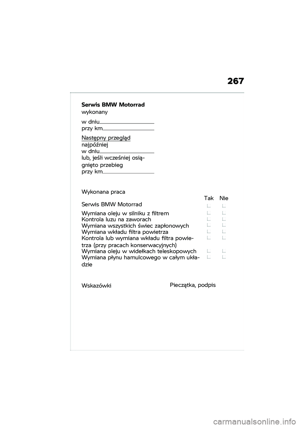 BMW MOTORRAD F 850 GS 2021  Instrukcja obsługi (in Polish) ��7�N
��$��)�� ��&� �&�\f��\f����
��������
� �
������� ��\b
�4����	��� �������)�
���%�� �>����%� �
������&�
 �%���� ���������% ����)
