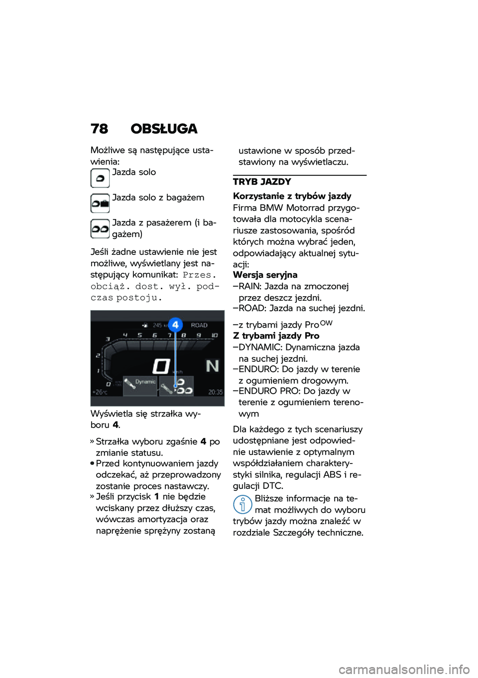 BMW MOTORRAD F 850 GS 2021  Instrukcja obsługi (in Polish) �N�C ����L�M��
������� ��) �����	���%�)�� �����$�������C�*���
� ����
�*���
� ���� � �&������\b
�*���
� � ���������\b �<� �&��$�����