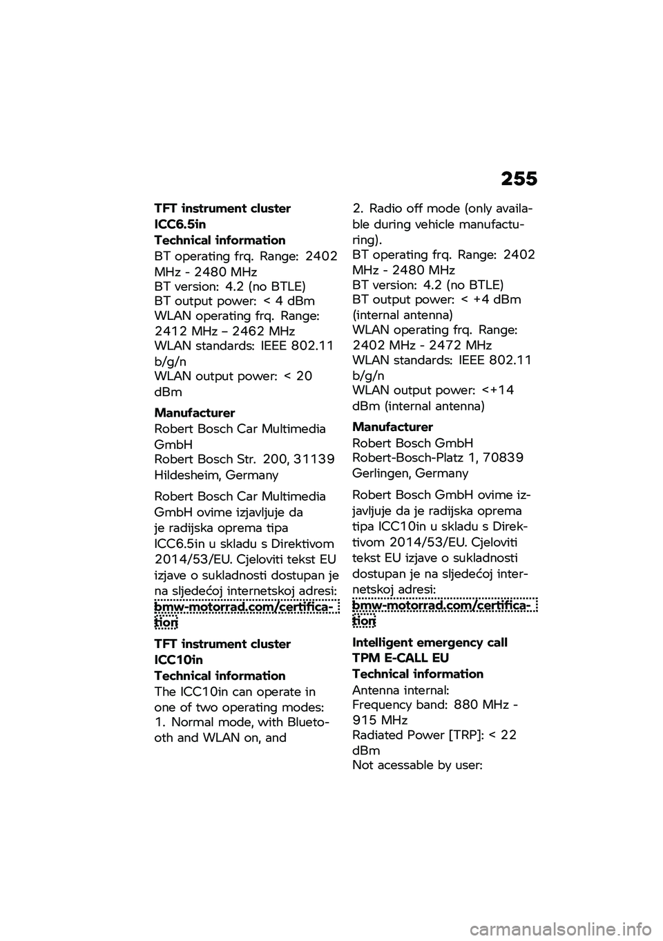 BMW MOTORRAD F 850 GS 2021  Kezelési útmutató (in Hungarian) ��)�)
��Q� �\b�
�	����� �
� �\f���	�� ��!�I�I�<�%�:�\b�

�� �\f�.�
�\b�\f�� �\b�
�(������\b��

��/ ���
���
��� �&��d� �.����
�9 �)�D�H�)��R� � �)�D�J�H ��R���/ 