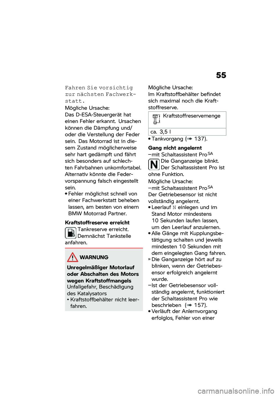 BMW MOTORRAD F 900 R 2020  Betriebsanleitung (in German) �/�/
���\b�	�� �&�� �)��	����\b���\f�
��	 ��.��\b���� ����\b���	�
�������
��&��#���� �0��	�\f����@
�)�\f�	 �)�Y�6�
�7�$�
���������(� ��\f����\b��