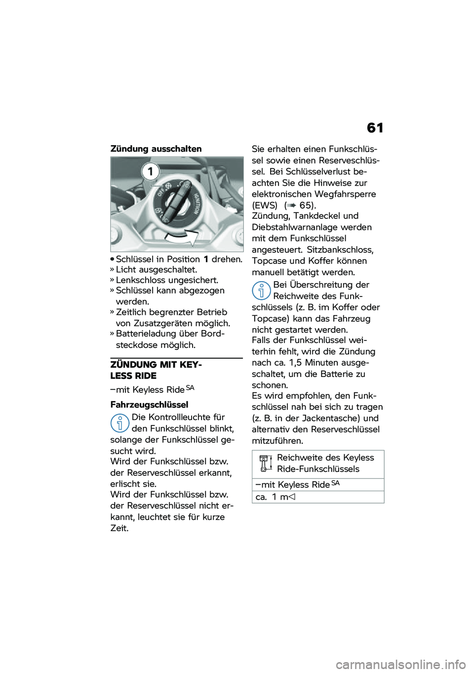 BMW MOTORRAD F 900 R 2020  Betriebsanleitung (in German) �4�
��-�
���
� �\f����&�+�\f��
��
�
���#��	�	��# ��\b �*��	�����\b�5������\b��"���� �\f��	���	���\f�#�����"��\b� �	���#��	�	 ��\b���	��������
��