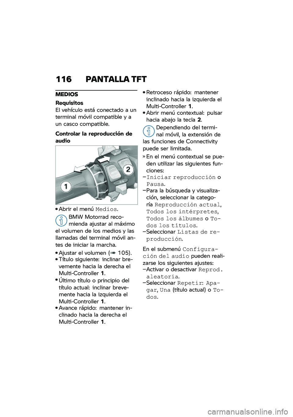 BMW MOTORRAD F 900 R 2020  Manual de instrucciones (in Spanish) ���5 �E�	���	���	 ��7�
�
����\b�
���,�\f��\b��	��\b
�%� ������
�� ����# ��������� � �
����	�
���� �
���� ���
������� � ��
� ����� ��