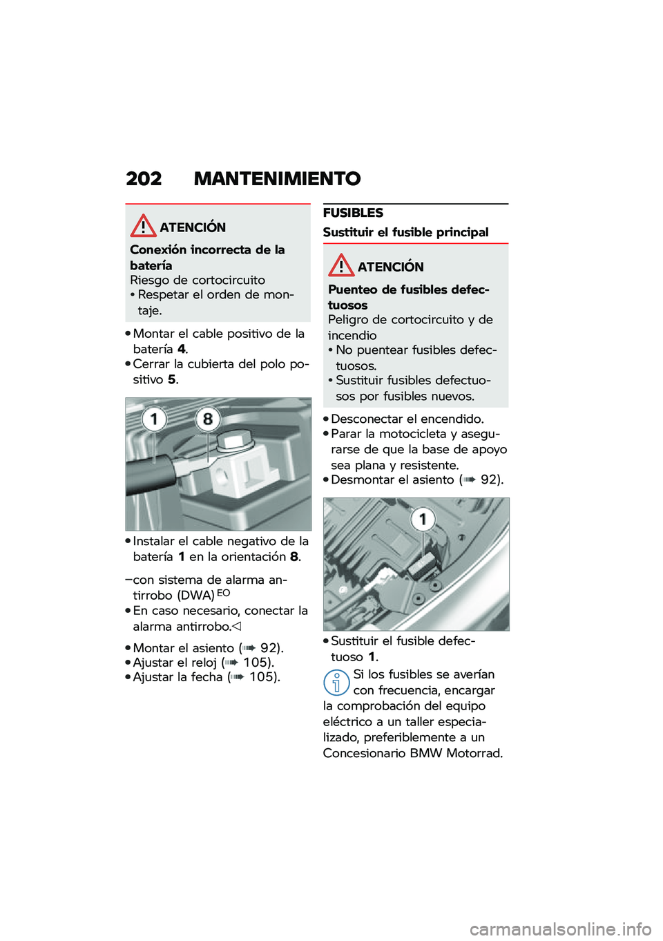 BMW MOTORRAD F 900 R 2020  Manual de instrucciones (in Spanish) ��\f� �
�	������
�����\b
��������
�����I��(� ���������	� �� �
��"��	���/��4����\b� �� ���	�����	��
����4�������	 �� ��	��� �� �
�