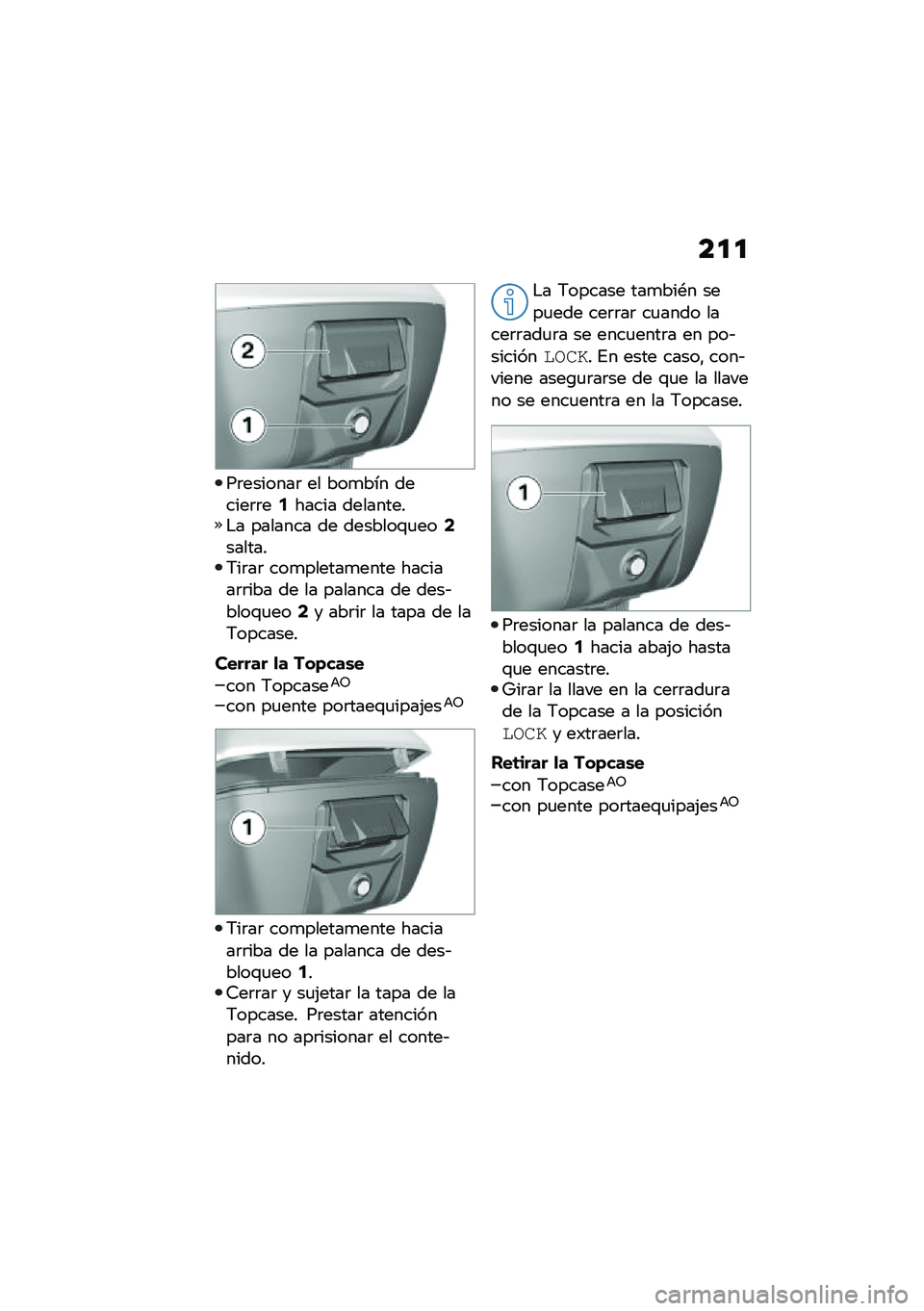 BMW MOTORRAD F 900 R 2020  Manual de instrucciones (in Spanish) ���
��	�������	 �� ���
��� ������	�	��5����� ���������$� ������� �� �������\f�
���7�������6��	��	 ���
������
���� �������