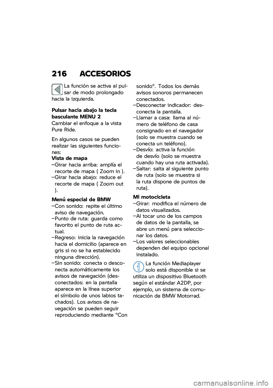 BMW MOTORRAD F 900 R 2020  Manual de instrucciones (in Spanish) ���5 �	�����\b���\b�
�$� ��
����� �� ������ �� ��
��&���	 �� �
��� ��	�����\b�������� �� �� �\f�
���	���
��\f�
�\b�� �.���� ��"��2� �

