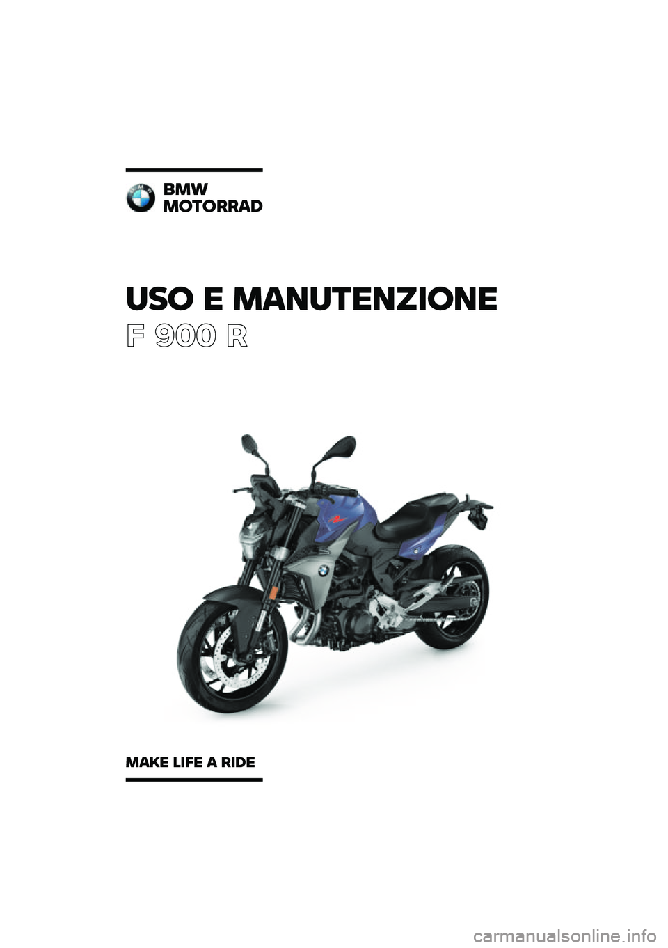 BMW MOTORRAD F 900 R 2020  Libretto di uso e manutenzione (in Italian) 