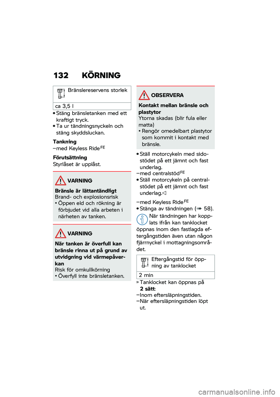 BMW MOTORRAD F 900 R 2020  Instruktionsbok (in Swedish) ��E� �����
��
�����
�����
������
 �
��\f����
��\b �?�!�E �
�*���� �"����
����\b���� ���
 ������\b����� ��� ����&�\b �� ����
�����
�