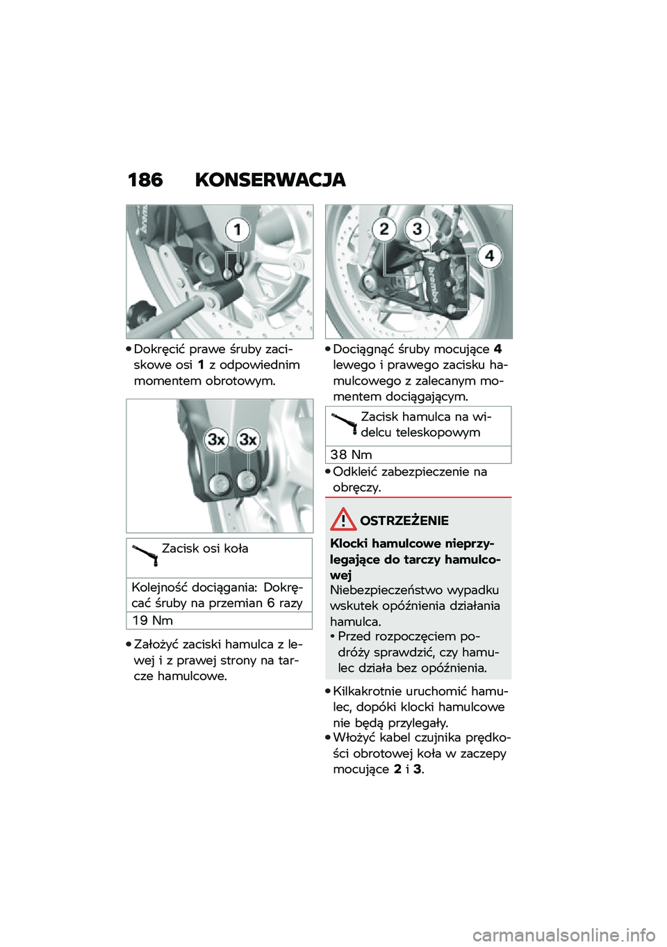BMW MOTORRAD F 900 R 2020  Instrukcja obsługi (in Polish) ��B�6 ����
��J���>�S�
�+����	��� ����� ����&� �����$����� ����:� ��
������
���\b�\b��\b�����\b ��&�������\b�!
�"����� ��� ����
�7��