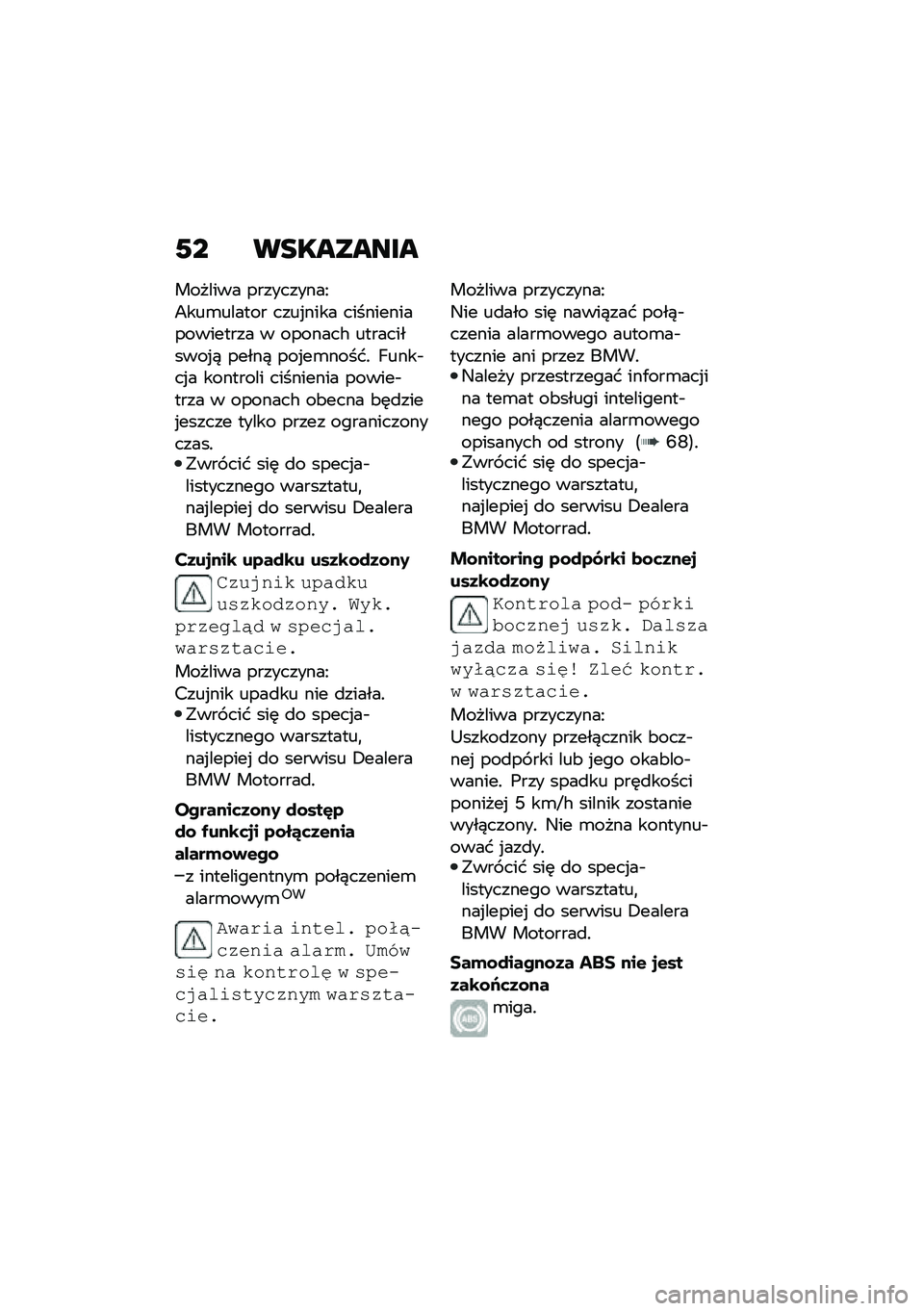 BMW MOTORRAD F 900 R 2020  Instrukcja obsługi (in Polish) �.� ��
�������
������� ����������C
�9���\b������ ����%���� ������������������ � �������# �����������%�) �����) ���%��\