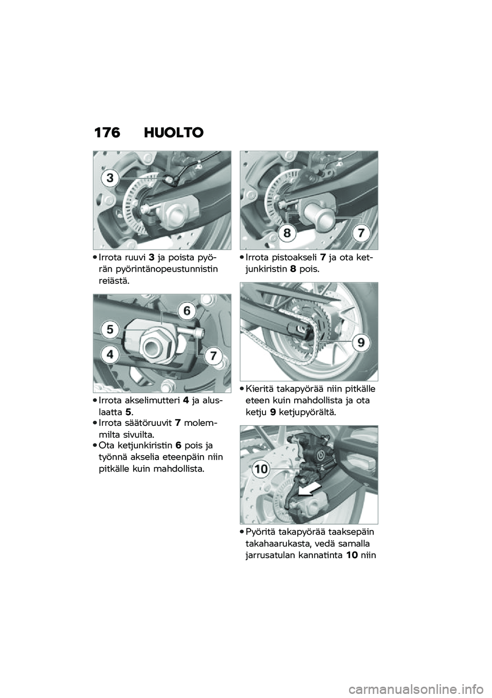 BMW MOTORRAD F 900 R 2020  Käsikirja (in Finnish) ��9�4 ��
����
�6�����
 ����\f��3��
 ������
 �� �!���	� �� �!�����	����\b�������������\b��	���	�
�6�����
 �
���\b�
������\b���5��
 �
�
��