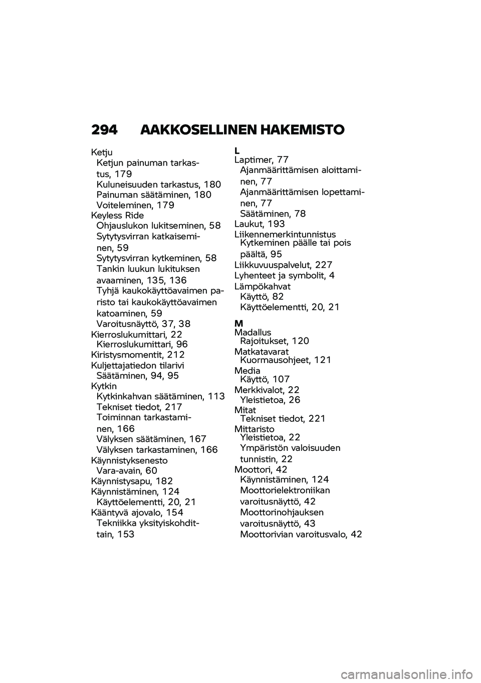 BMW MOTORRAD F 900 R 2020  Käsikirja (in Finnish) ��<�$ �
�
���������\f��\f ��
�������
��\b�����\b���� ��
�����
� ��
���
������ �L�O�>���
���\b������\b� ��
���
����� �L�I�G�(�
�����
� �