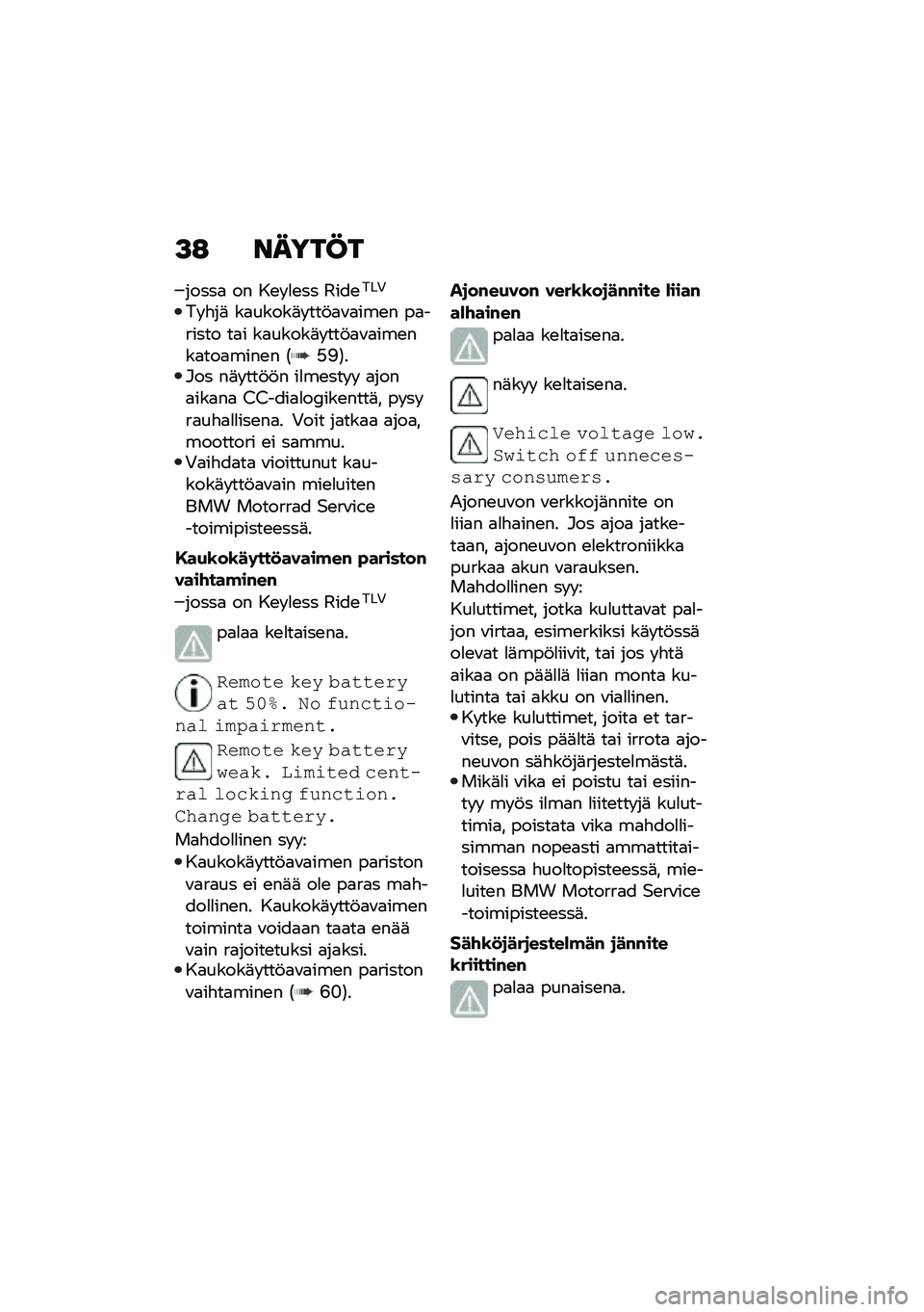BMW MOTORRAD F 900 R 2020  Käsikirja (in Finnish) �>�: �\f����@�
�����
 �� ��\b� �
�\b�� �3���\b���+
�� �"��	 ��
�����	� ���!�
�\f�
���\b� ��
������ ��
� ��
�����	� ���!�
�\f�
���\b���
���
����\b�