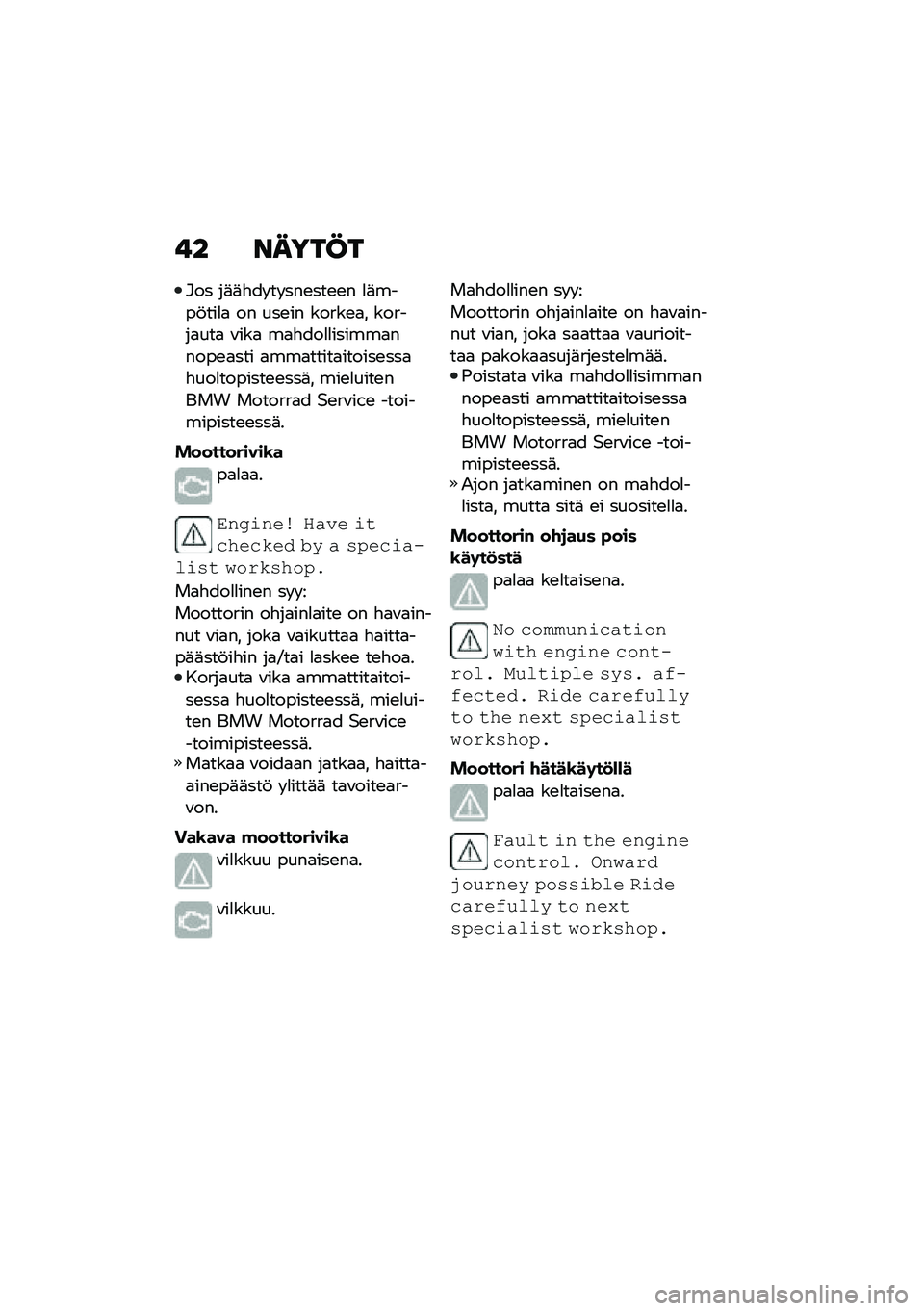BMW MOTORRAD F 900 R 2020  Käsikirja (in Finnish) �$� �\f����@�
�#�� ��	�	�"�� �� ���\b���\b�\b� �
�	����!���
�
 �� ���\b�� �����\b�
� ������
���
 �\f���
 ��
�"���
�
������
�����\b�
��� �
���
�