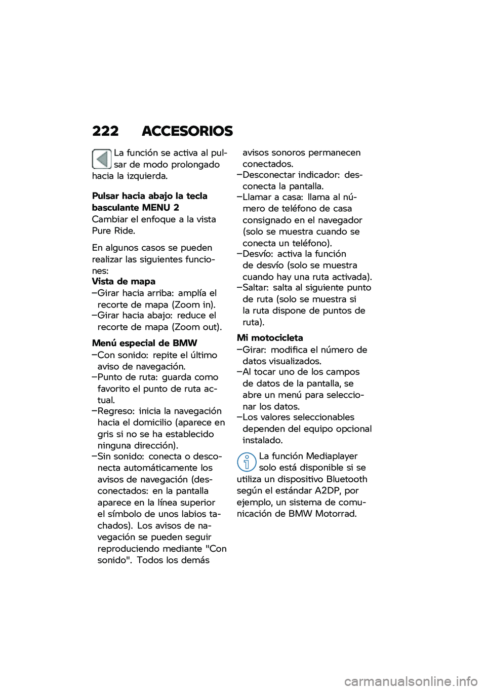 BMW MOTORRAD F 900 R 2021  Manual de instrucciones (in Spanish) ��� ��������\f��
�$� ��
����� �� ������ �� ��
��&���	 �� �
��� ��	�����\b�������� �� �� �\f�
���	���
��\f�
�\b�� �-���� ��!��2� �
�