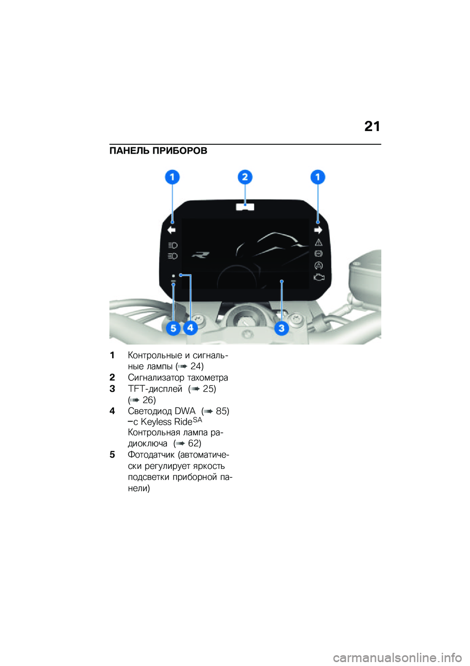 BMW MOTORRAD F 900 R 2021  Руководство по эксплуатации (in Russian) �&�
�?��$� �A�T �?�;���	�;�	�
��>������	�&��$� � �
�����	�&���$� �	��\f��$ �I�2�e�J
�&�4�����	������ ���,��\f����
�C�F�j�F����
��	��  �I�2�d�J�I�2�b�J
�)�4