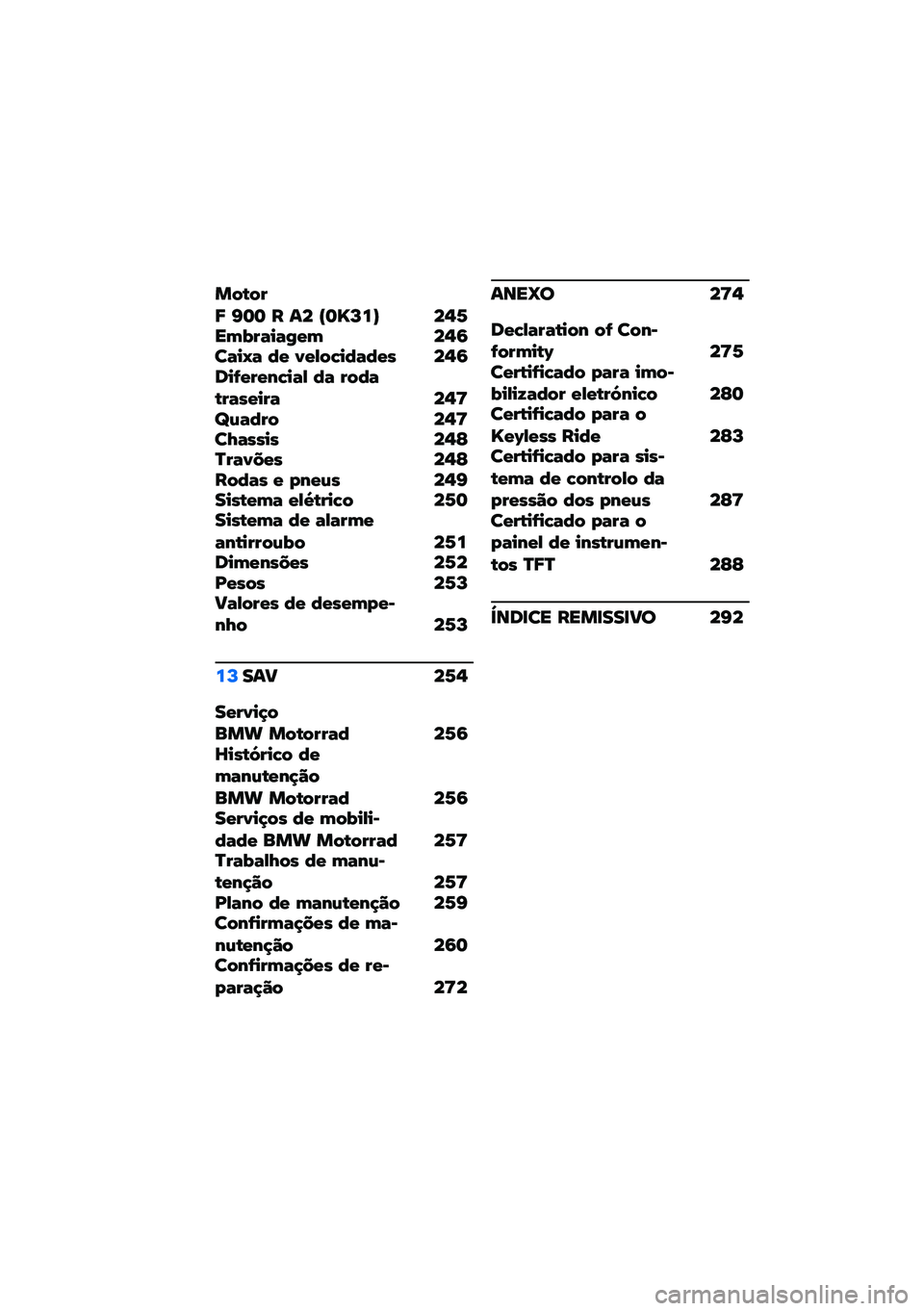 BMW MOTORRAD F 900 R 2021  Manual do condutor (in Portuguese) ���(��"�8 �G�	�	 � �� �V�	�S�N��W ��$�1��-�&�"���� �!�- ��$�6����J� �3�! ��!�#��5��3��3�!� ��$�6���9�!�"�!�0�5���# �3� �"��3��(�"���!��"� ��$�<�^�)��3�"� ��$�<��