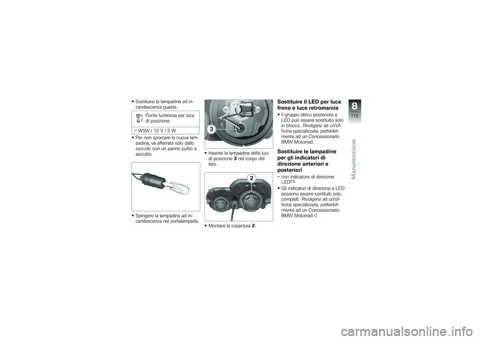 BMW MOTORRAD F 700 GS 2013  Libretto di uso e manutenzione (in Italian) ����
��
���\b� �\f�	 �\f�	�
��	����	 �	� �����	��������"�	 ���	��
�	�
�?���
� �\f��
�����	 ���\b �\f����� �����"����
��/� �J �,�0 �7 �J �/ �
�*��\