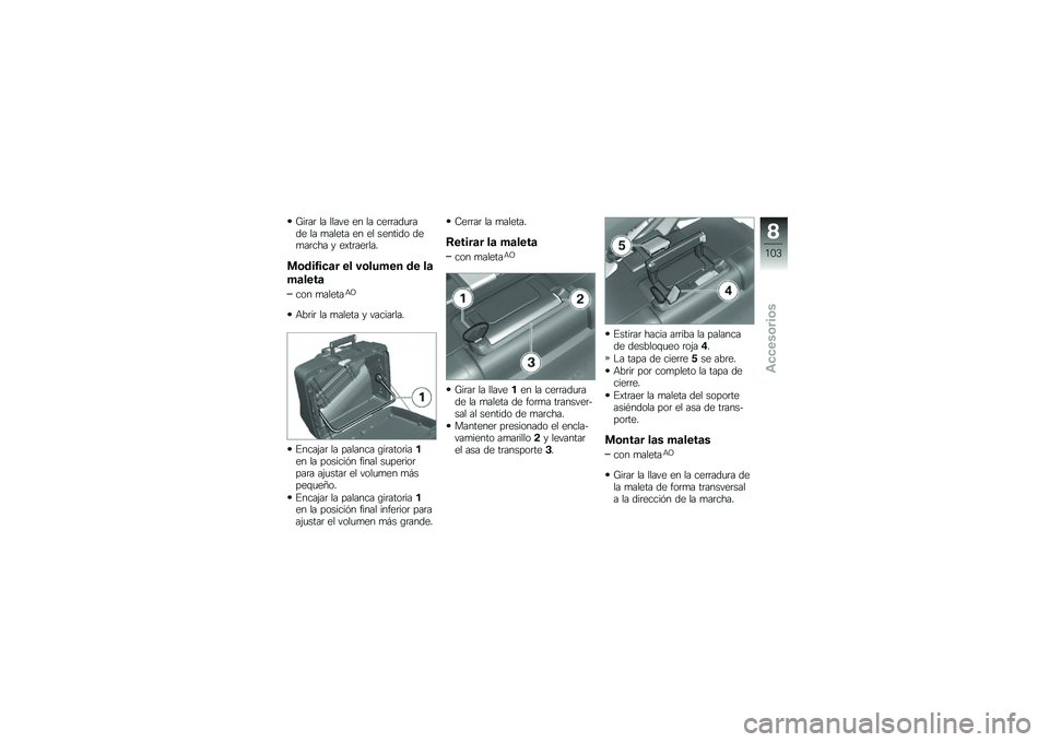 BMW MOTORRAD F 700 GS 2014  Manual de instrucciones (in Spanish) �O��	��	 �� ����� �� �� ���	�	���
�	��� �� �
����� �� �� ������� ���
��	��� � ��)��	���	���
�
�\b���2��
�	� �� ��\b����� �� ��	
��	�