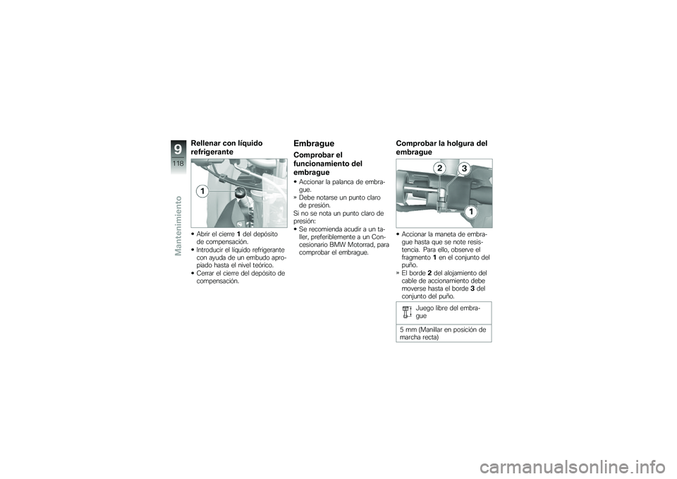 BMW MOTORRAD F 700 GS 2014  Manual de instrucciones (in Spanish) �8������	� �
�\b� ���<����\b
���2������	���
�+��	��	 �� ����	�	����� ����&������ ���
��������&��
�7���	���
���	 �� ���\f�
��� �	���