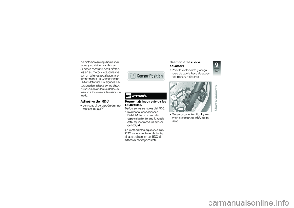 BMW MOTORRAD F 700 GS 2014  Manual de instrucciones (in Spanish) ��� ������
�� �� �	��\b�
�����&� �
�������� � �� ����� ���
����	���
�,� ����� �
�����	 �	�
���� �����	������ �� ��
 �
�������