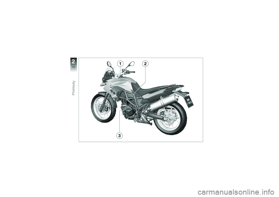BMW MOTORRAD F 700 GS 2014  Návod k obsluze (in Czech) �$
�1�0
���%������ 