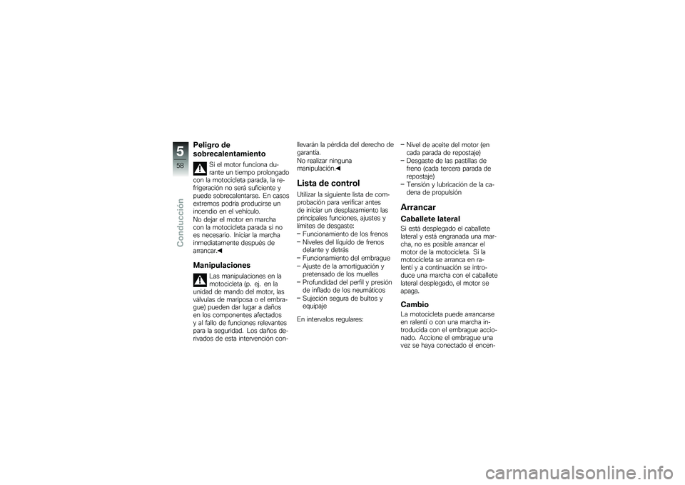 BMW MOTORRAD F 800 GS 2010  Manual de instrucciones (in Spanish) 
��
�\f���� �	�
�����
��\b�\f�
�
��\b���
�
��
�� �
� ��\b��\b� ������\b�� �	��+�����
 �� ���
���\b ���\b��\b��,��	�\b��\b� �� ��\b��\b�����
�� 