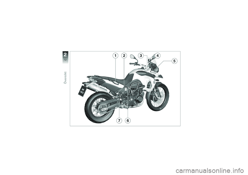 BMW MOTORRAD F 800 GS 2010  Instruktionsbok (in Swedish) 
�-
�4�3
�;�.����\f��� 