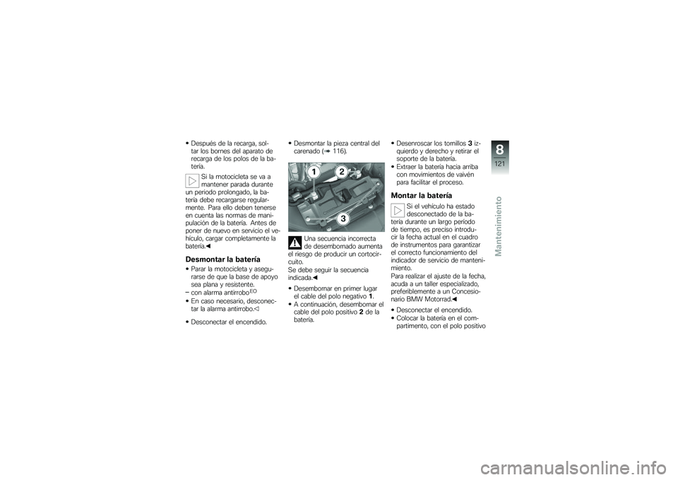 BMW MOTORRAD F 800 GS 2011  Manual de instrucciones (in Spanish) 
�$�
����#� �	�
 �� ��
����,��* ��\b��+��� ��\b� �.�\b���
� �	�
� �������\b �	�
��
����,� �	�
 ��\b� ��\b��\b� �	�
 �� �.��+��
����!
�� �� ��\b��\b�