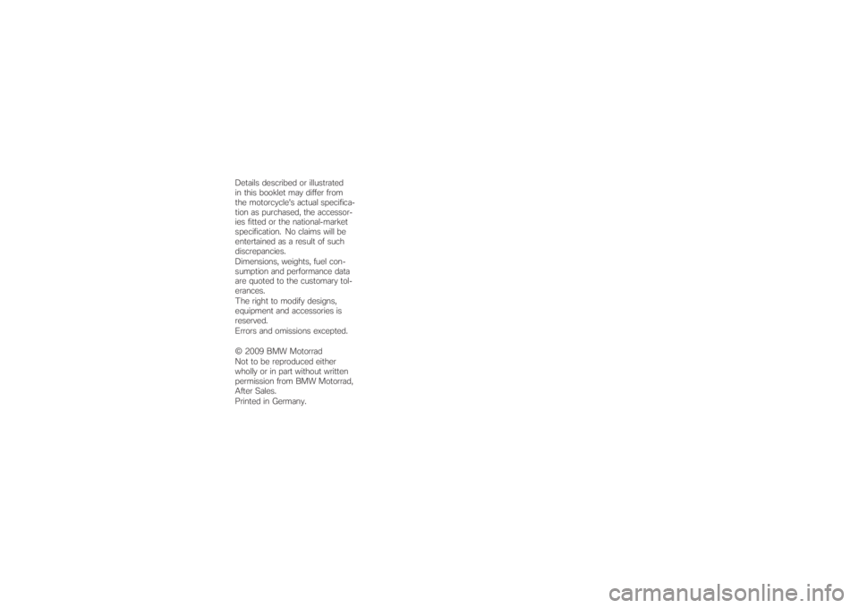 BMW MOTORRAD F 800 S 2009  Riders Manual (in English) \b 	\b
\f	 
 \b	
 \b \f

  	 

 



\b 
 \b



 \b 
\b	  

\b\b

\b 	 
  

\b


 
 
