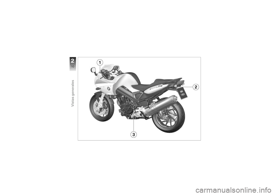 BMW MOTORRAD F 800 S 2009  Manual de instrucciones (in Spanish) �
�1�:
�.�����
��������
��� 