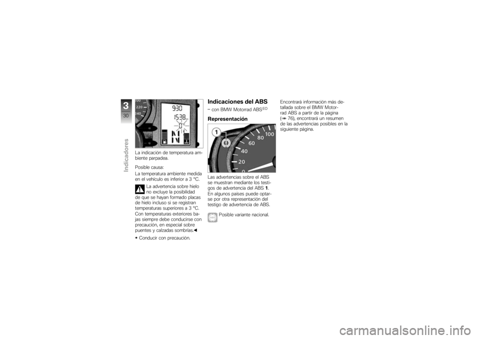 BMW MOTORRAD F 800 S 2009  Manual de instrucciones (in Spanish) �#� ���������%� �� ���
���	���
�	� ��
�
������ ���	������
������� ���
���E
�#� ���
���	���
�	� ��
������ �
�����
�� �� ������