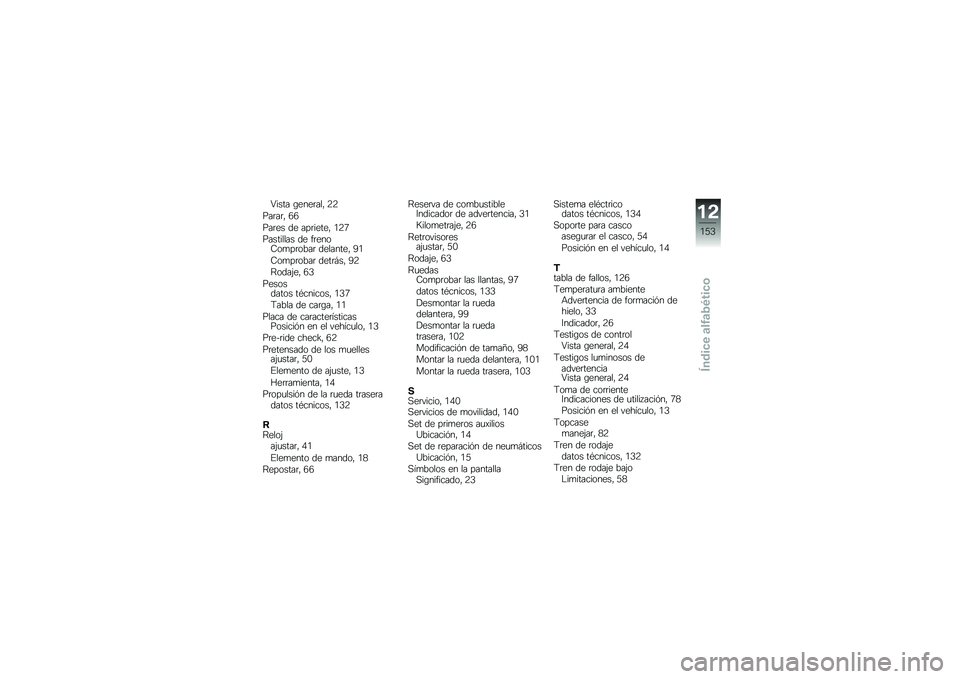 BMW MOTORRAD F 800 ST 2011  Manual de instrucciones (in Spanish) 
�J���� �,�
��
����* �5�5
������* �D�D
����
� �	�
 �����
��
�* �6�5�C
��������� �	�
 ���
��\b�<�\b����\b�.�� �	�
�����
�* �=�6
�<�\b����\b�.�� �	�
���