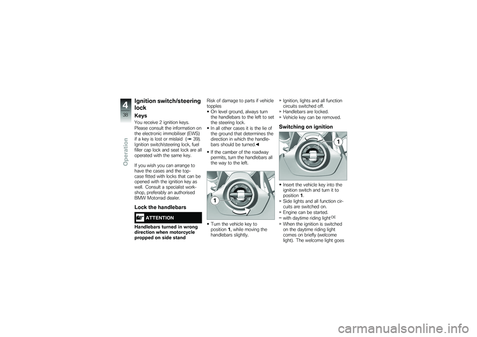 BMW MOTORRAD S 1000 XR 2017  Riders Manual (in English) �0������� ��"�����<��������
����+
�=��2�
�A�� ������� �, �����
��� �!��
��
����	�� �������
 �
�� �������	�
��� ��
�
�� �����
�