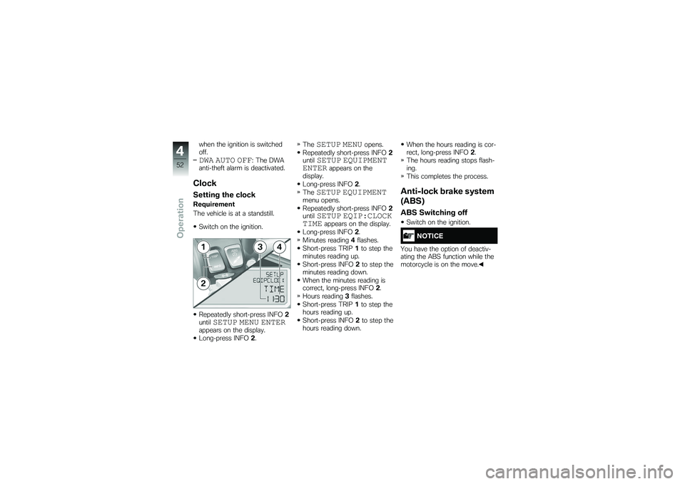 BMW MOTORRAD S 1000 XR 2017  Riders Manual (in English) ���� �
�� �����
��� �� ����
����
����
��	� ���� ���
�I �#�� �9��/
�	��
���
����
 �	��	�� �� ���	��
���	�
���
�����+
������� ��� �