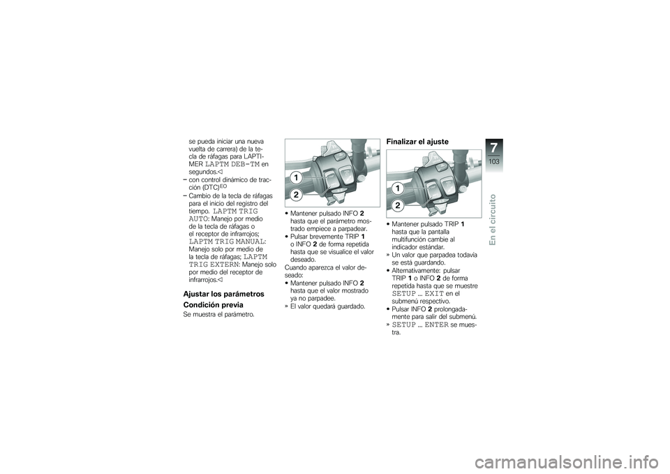 BMW MOTORRAD S 1000 XR 2017  Manual de instrucciones (in Spanish) �� ��
��� �������	 �
�� ��
���
��
���� �� ���	�	��	��= �� �� ���
��� �� �	�#����� ���	� �$�+��:�7�
��%�>
����� ������ ��
����
���