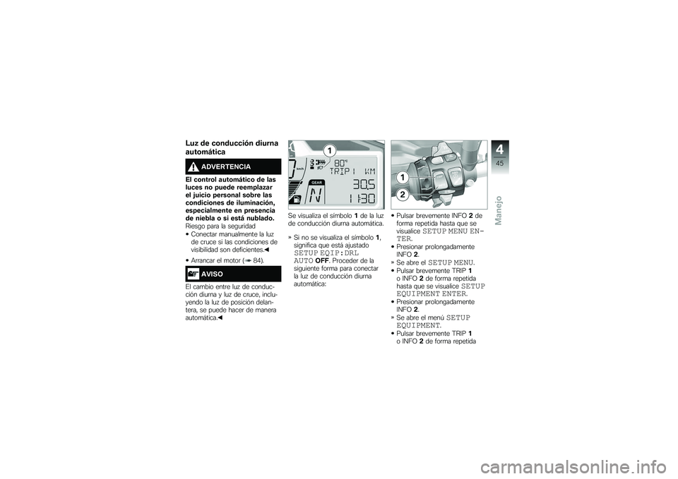 BMW MOTORRAD S 1000 XR 2017  Manual de instrucciones (in Spanish) �:��4 �� �
�����
�
��)� ������	
�	�����C���
�	
��0�"�+�8�-�+�5�(��
�+� �
������ �	�����C���
� �� ��	�
���
�� �� �=���� �����=��	�4�	�
�� �&�