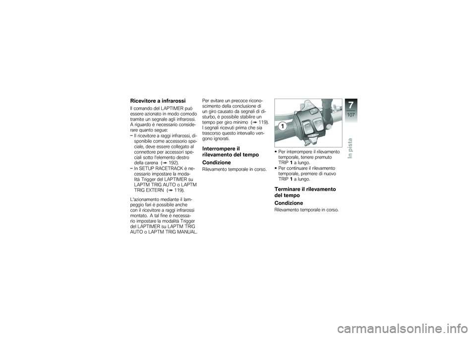 BMW MOTORRAD S 1000 XR 2017  Libretto di uso e manutenzione (in Italian) �$��������� �
 ���7��
�����
�#� �
������ ��� ��5�*�=�#��(�> ���F
������ ��!�����	� �� ���� �
�����
�	�����	� �� ������� ���� ��