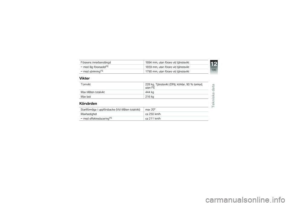 BMW MOTORRAD S 1000 XR 2017  Instruktionsbok (in Swedish) �4�������
 ������"���
�����
 �*�,�B�+ ���! ���� ������ ���
 ��$���
������
���
 ��� ������
��
��
�4�A �*�,�0�B ���! ���� ������ ���
 �