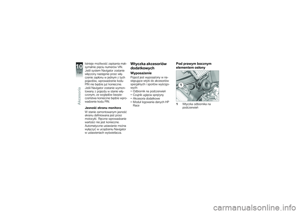 BMW MOTORRAD S 1000 XR 2017  Instrukcja obsługi (in Polish) �G������ � ���
������# ��������� ����&
�������� ������ ������� �N�G�E�
�-���� ������ �E��]��"���� ��������
�������� ���