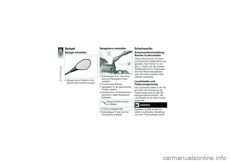 BMW MOTORRAD S 1000 XR 2018  Betriebsanleitung (in German) �6�A��\b��\b�
�6�A��\b��\b� �\b��	���\b���\b�	
�
�>�����$ ����� �)�����\b ��\b ������"��\b�	���� �*��	�����\b ����\b���\b�
�6�A��\b��\b���� �\b��	�