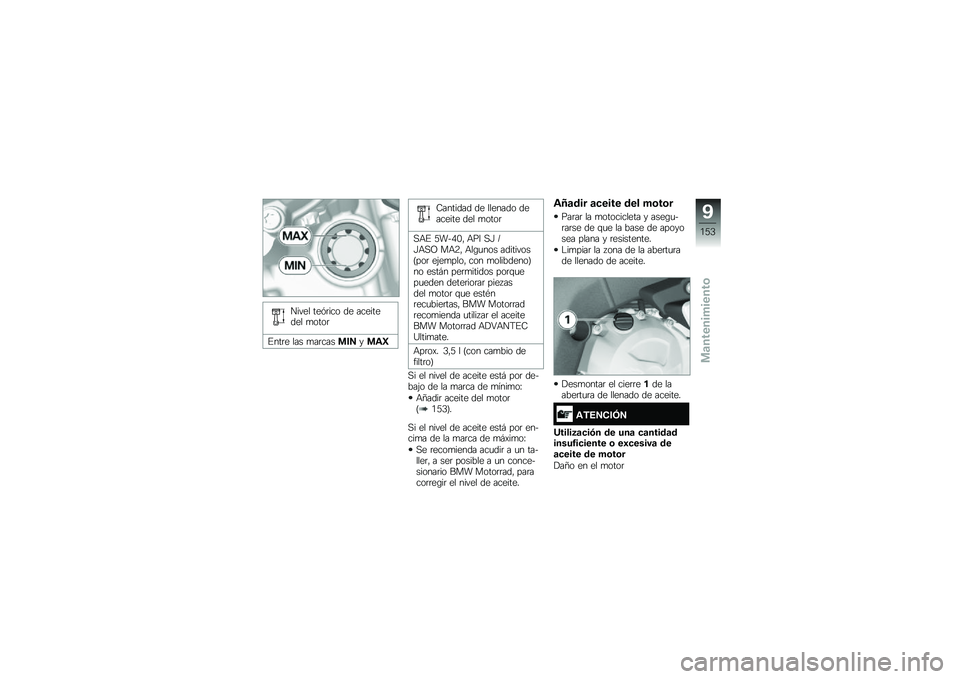 BMW MOTORRAD S 1000 XR 2018  Manual de instrucciones (in Spanish) ����� ���&�	��� �� ��������� �
����	
�%���	� ��� �
��	����
��5��
�\f�V
�9������� �� ������� �������� ��� �
����	
�,�+�% �<���0�.�" �