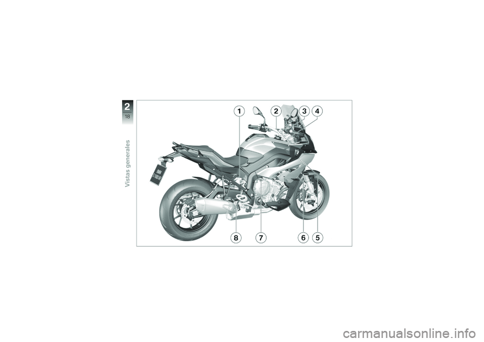 BMW MOTORRAD S 1000 XR 2018  Manual de instrucciones (in Spanish) �!
�/�7
�4�"����	��������	��� 