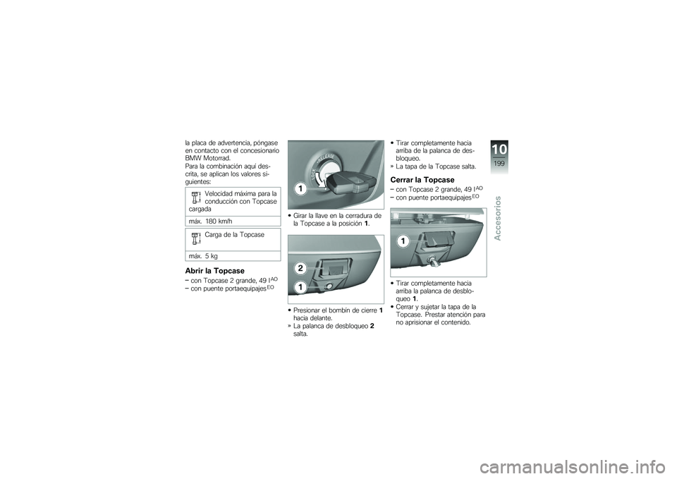 BMW MOTORRAD S 1000 XR 2018  Manual de instrucciones (in Spanish) �� ����� �� �����	�������" ��&��\b����� �������� ��� �� �����������	����� �����	�	���
���	� �� ���
�������&� ��\f�
� ���