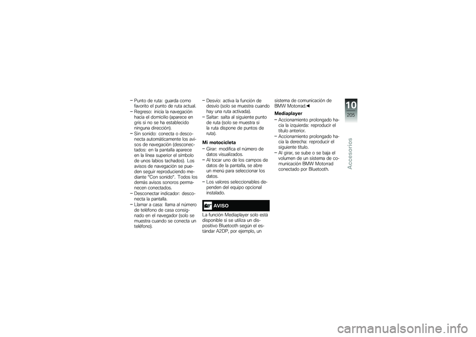 BMW MOTORRAD S 1000 XR 2018  Manual de instrucciones (in Spanish) ��
��� �� �	�
���I �\b�
��	�� ���
������	��� �� ��
��� �� �	�
�� ����
���
�?��\b�	����I ������ �� �����\b����&������ �� ���
�����